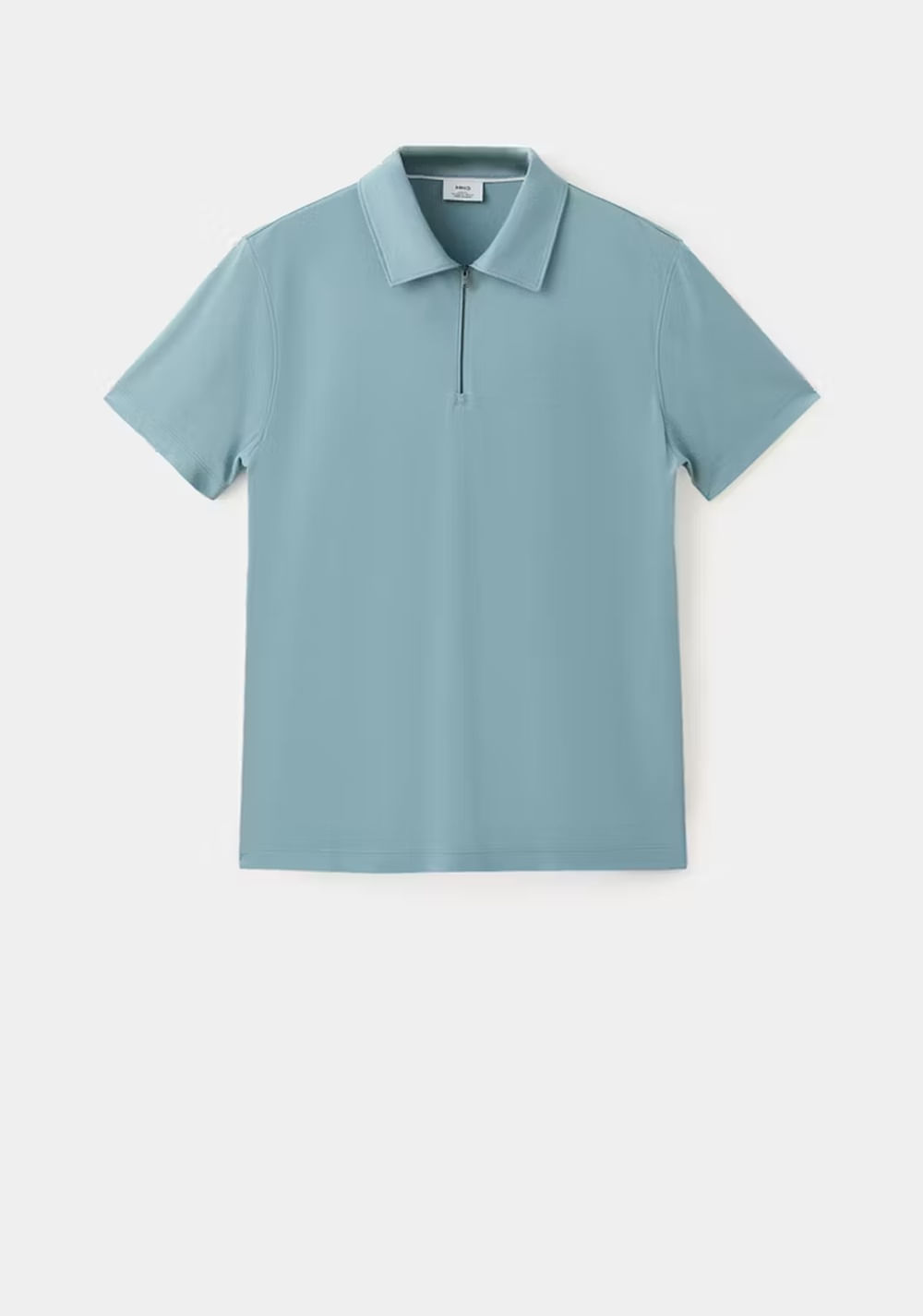 Polo Regular Fit Cierre Mango 8