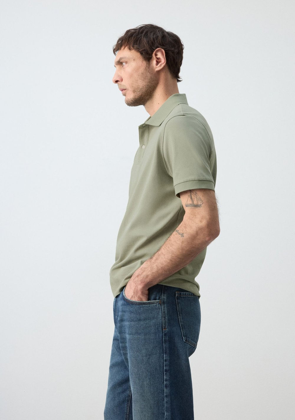Polo Regular Fit Piqué Mango 6