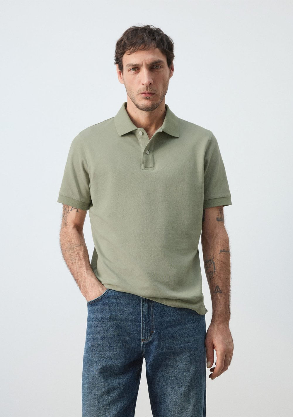 Polo Regular Fit Piqué Mango Imagen Principal