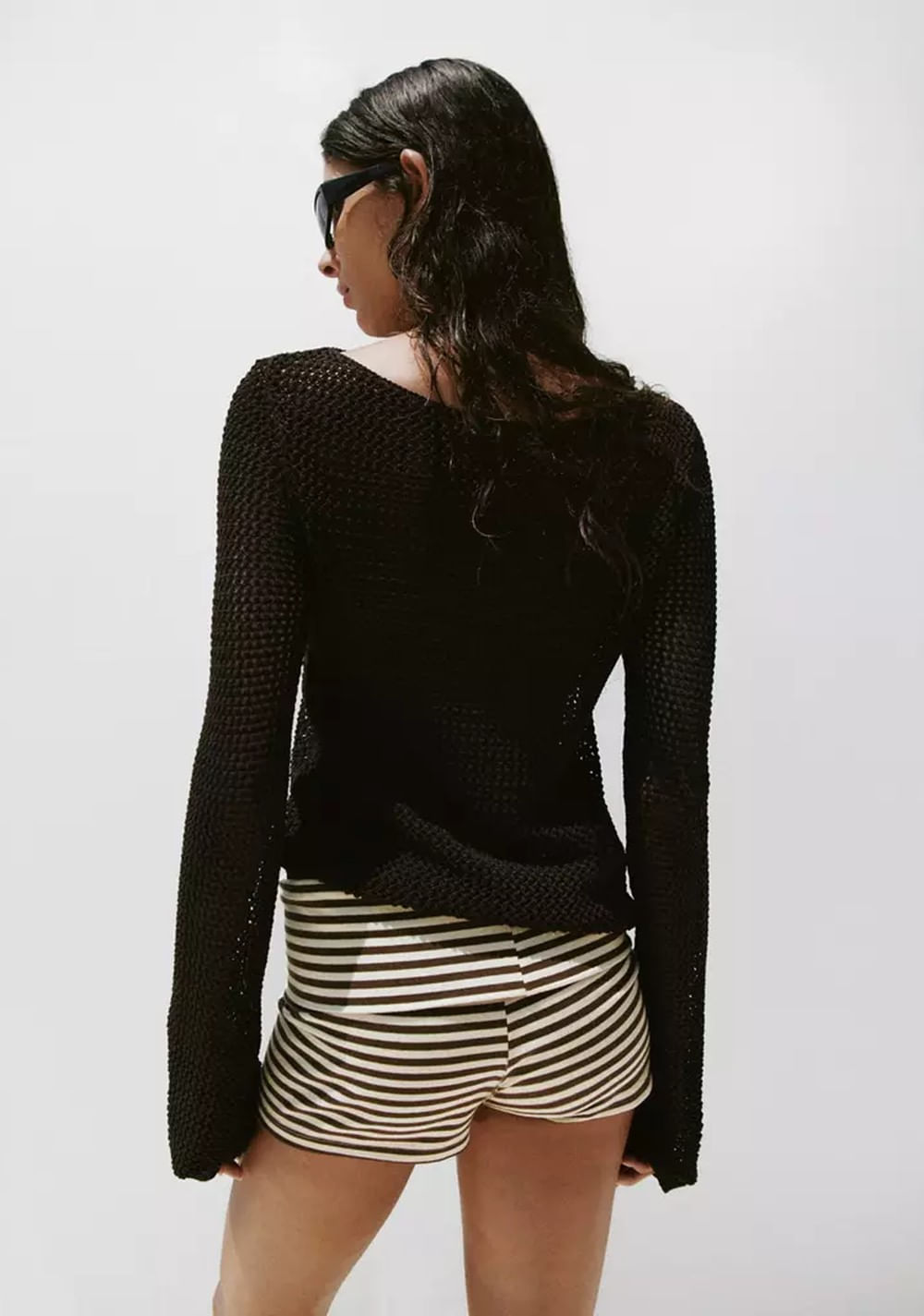 Shorts Algodón Rayas Mango 3