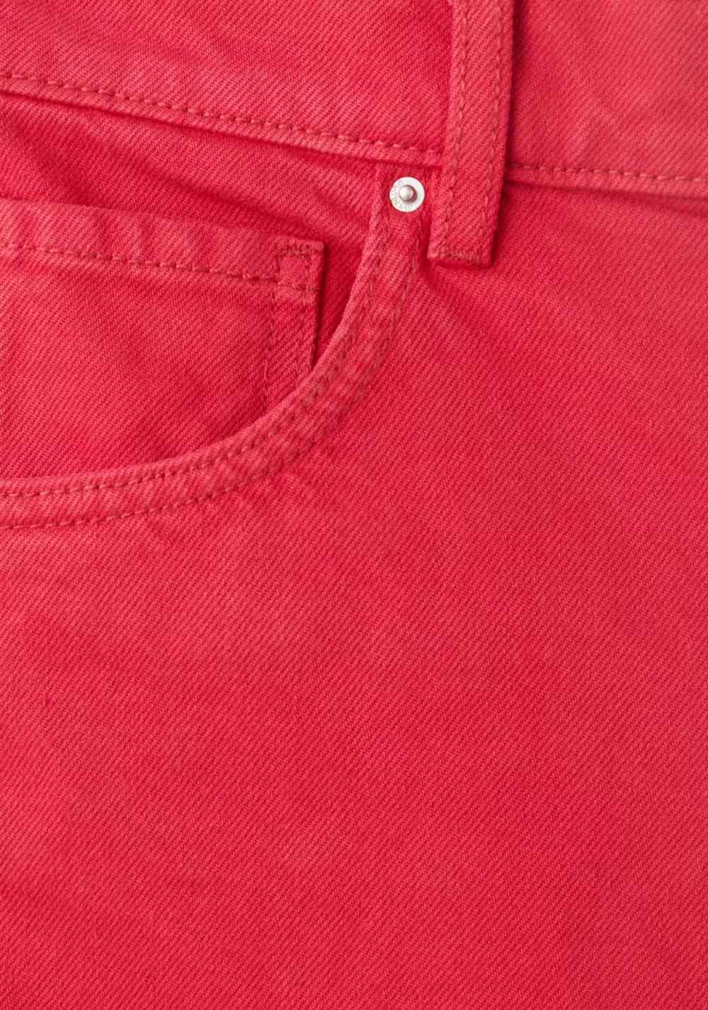 Shorts de Jeans Tiro Alto Mango 6