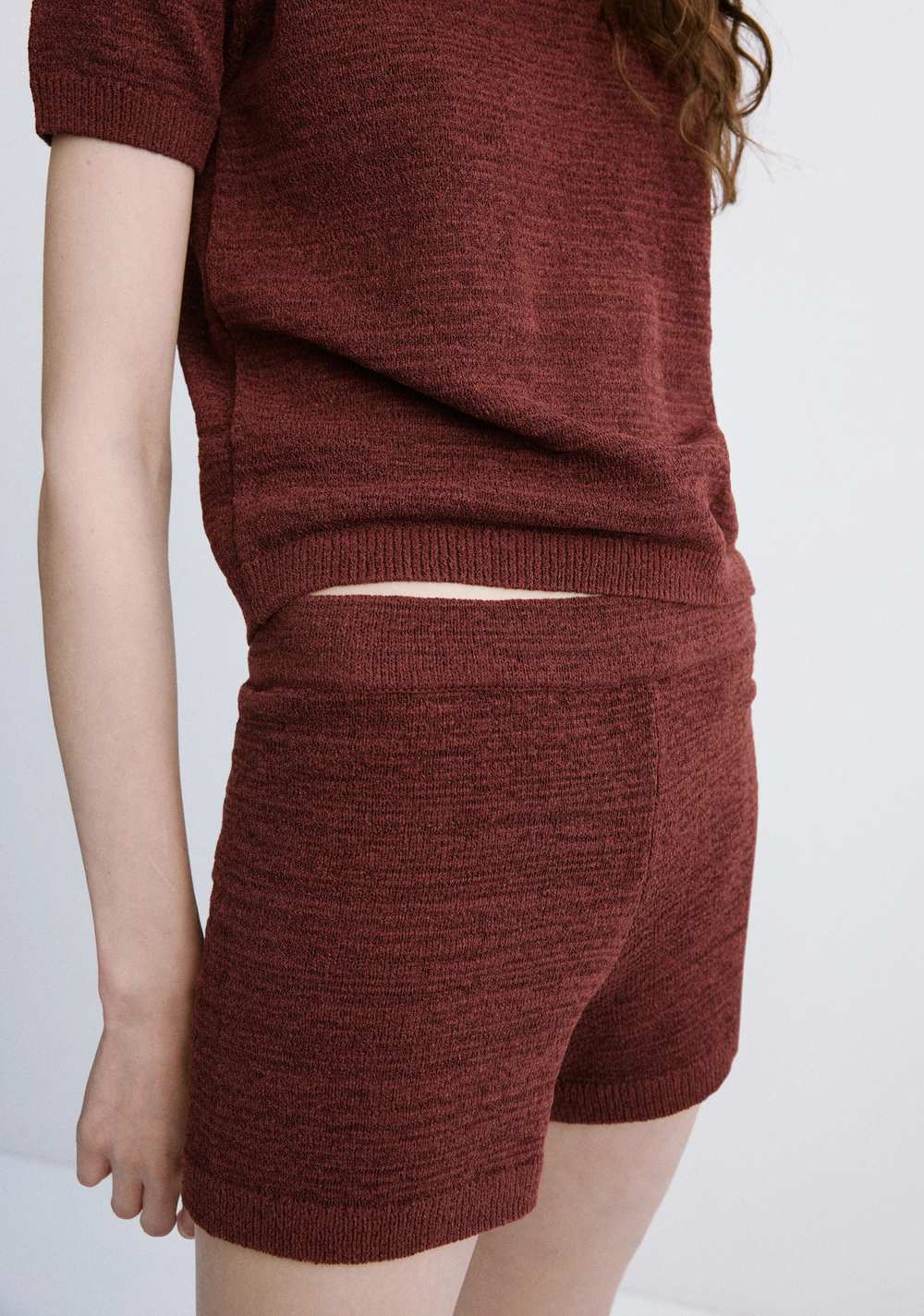 Shorts Punto Entallados Mango 6
