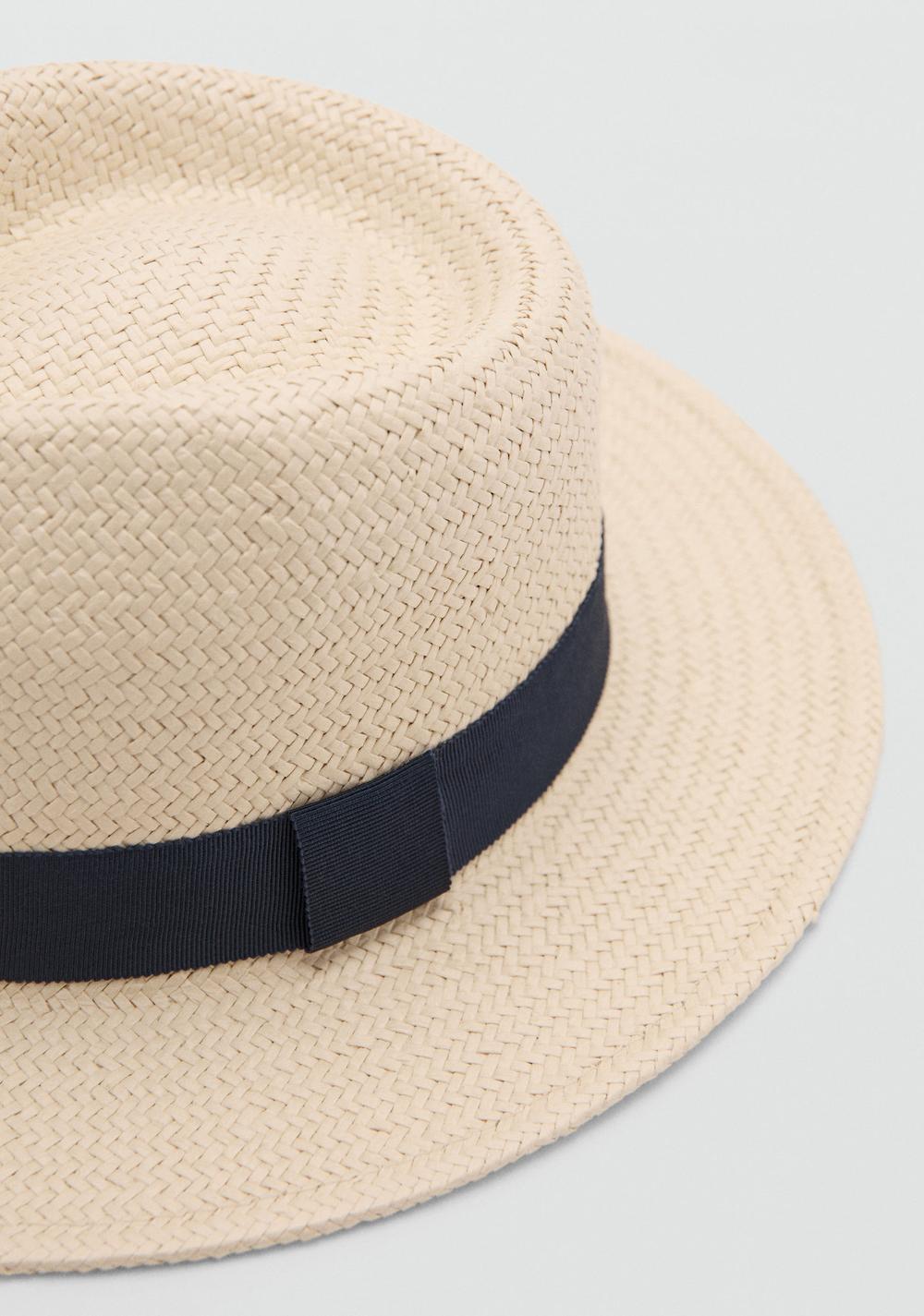 Sombrero Fibra Natural Lazo Mango 2
