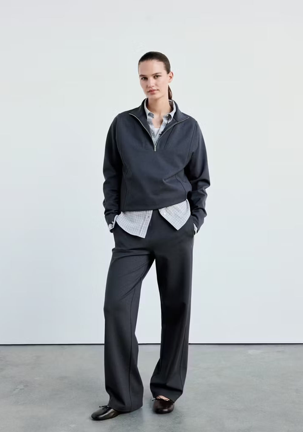 Sudadera Cuello Alto Cierre Mango 2