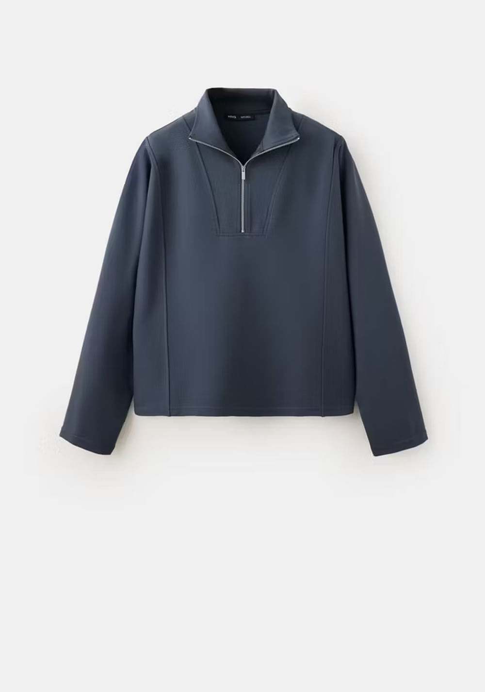 Sudadera Cuello Alto Cierre Mango 7