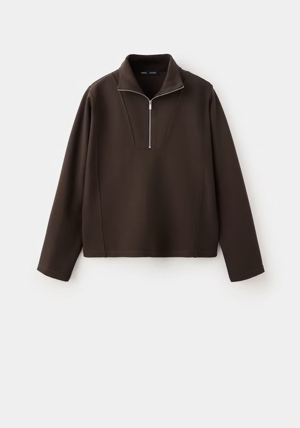 Sudadera Cuello Alto Cierre Mango 7