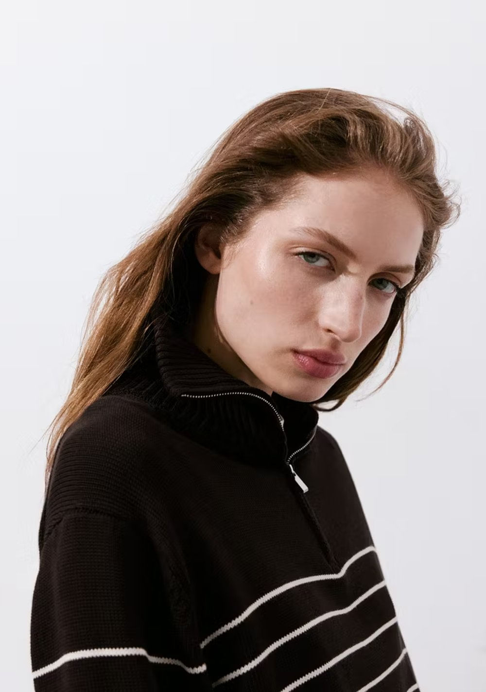 Suéter Rayas Cierre Mango 4