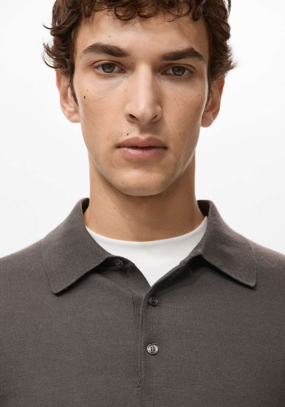 Suéter Tipo Polo Mango 5