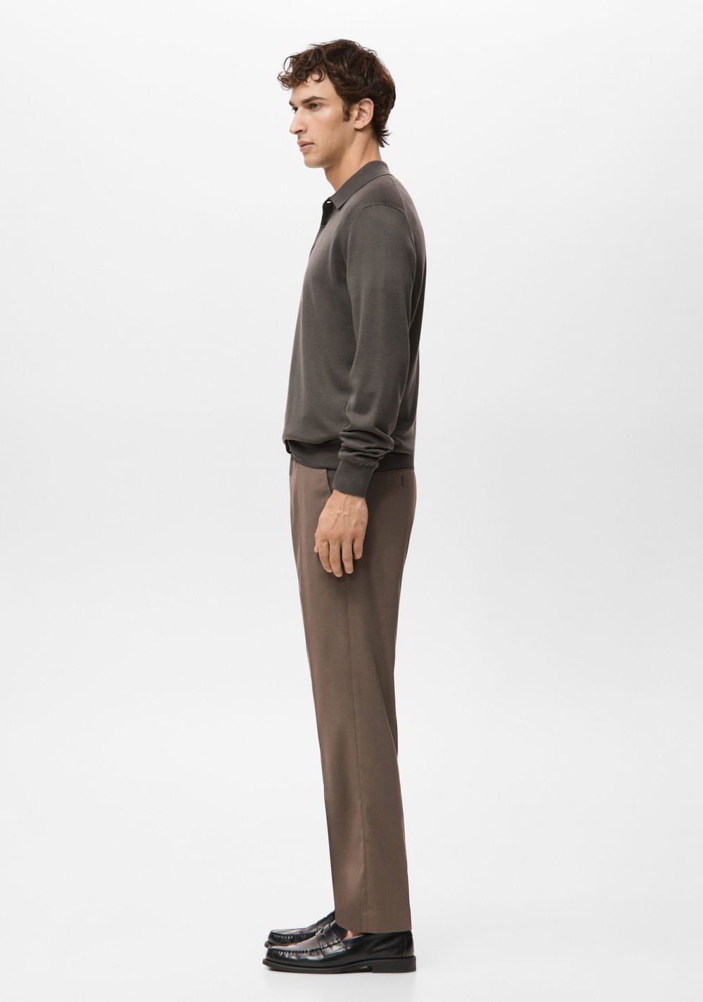 Suéter Tipo Polo Mango 6