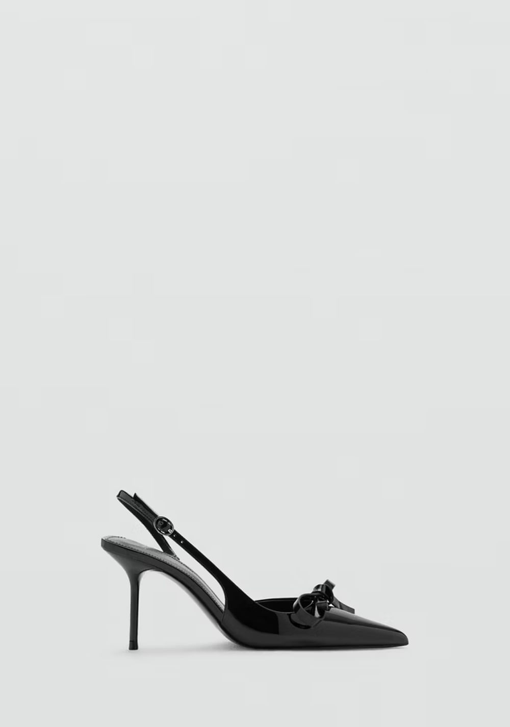 Tacones Charol Lazo Mango