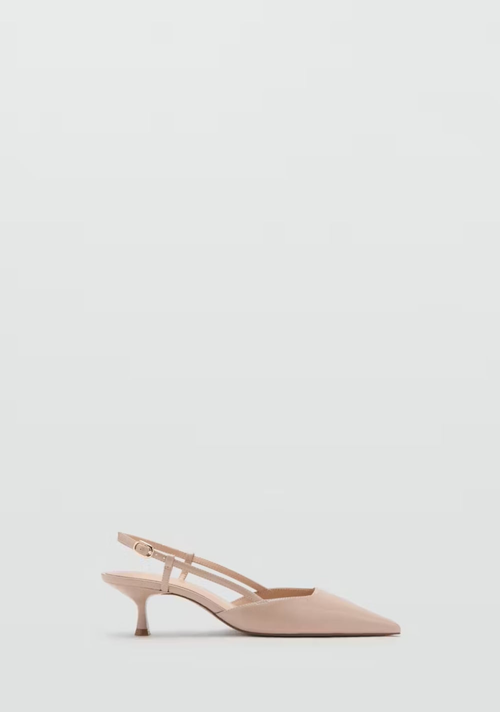 Tacones Punta Charol Mango