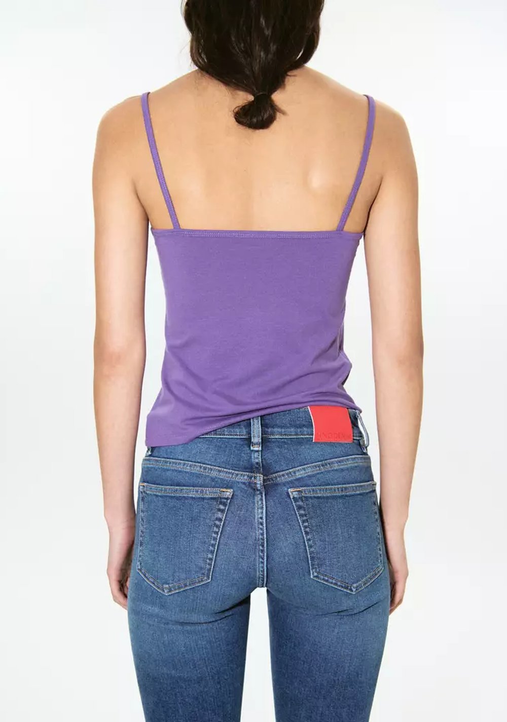 Top Algodón Tirantes Cuello Pico Mango 3
