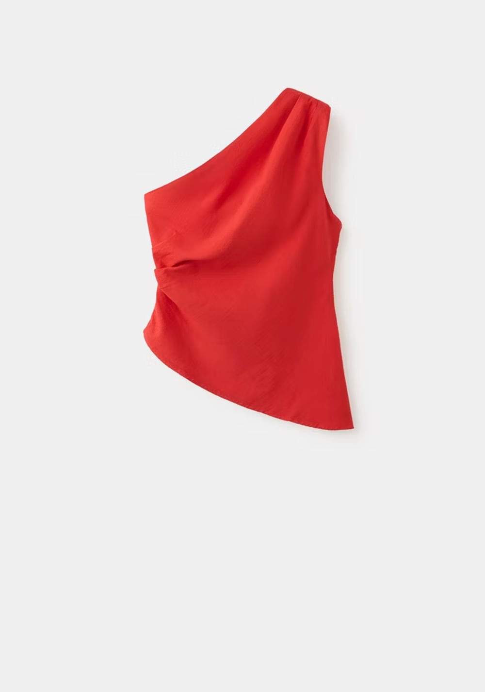 Top Asimétrico Detalle Drapeado Mango 8