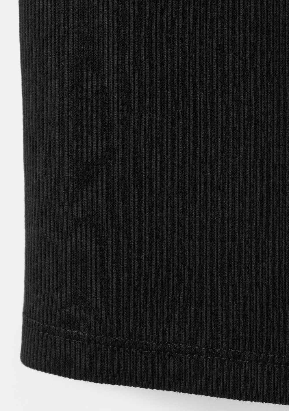 Top Canalé Algodón Mango 4