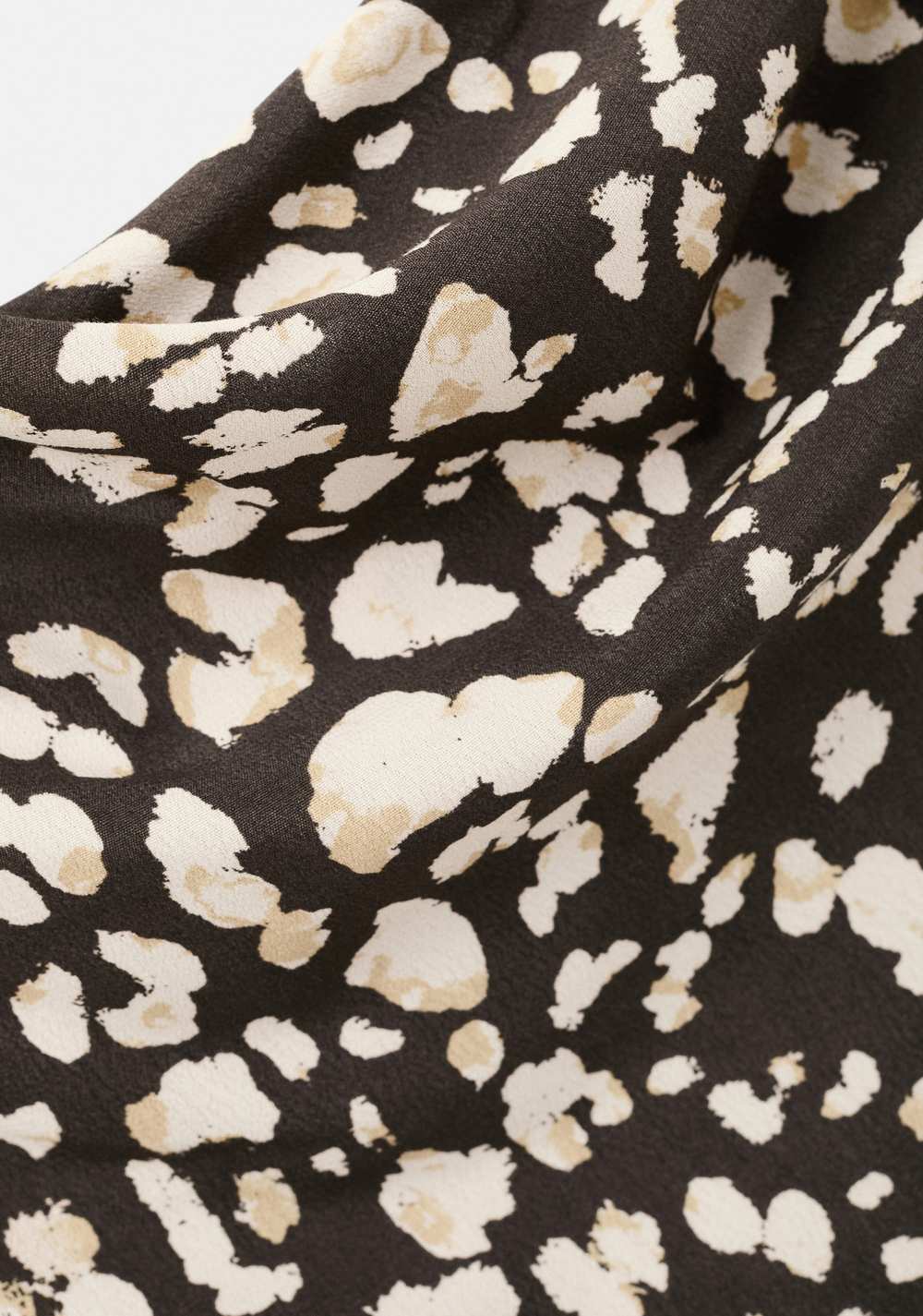 Top Drapeado Animal Print Mango 6