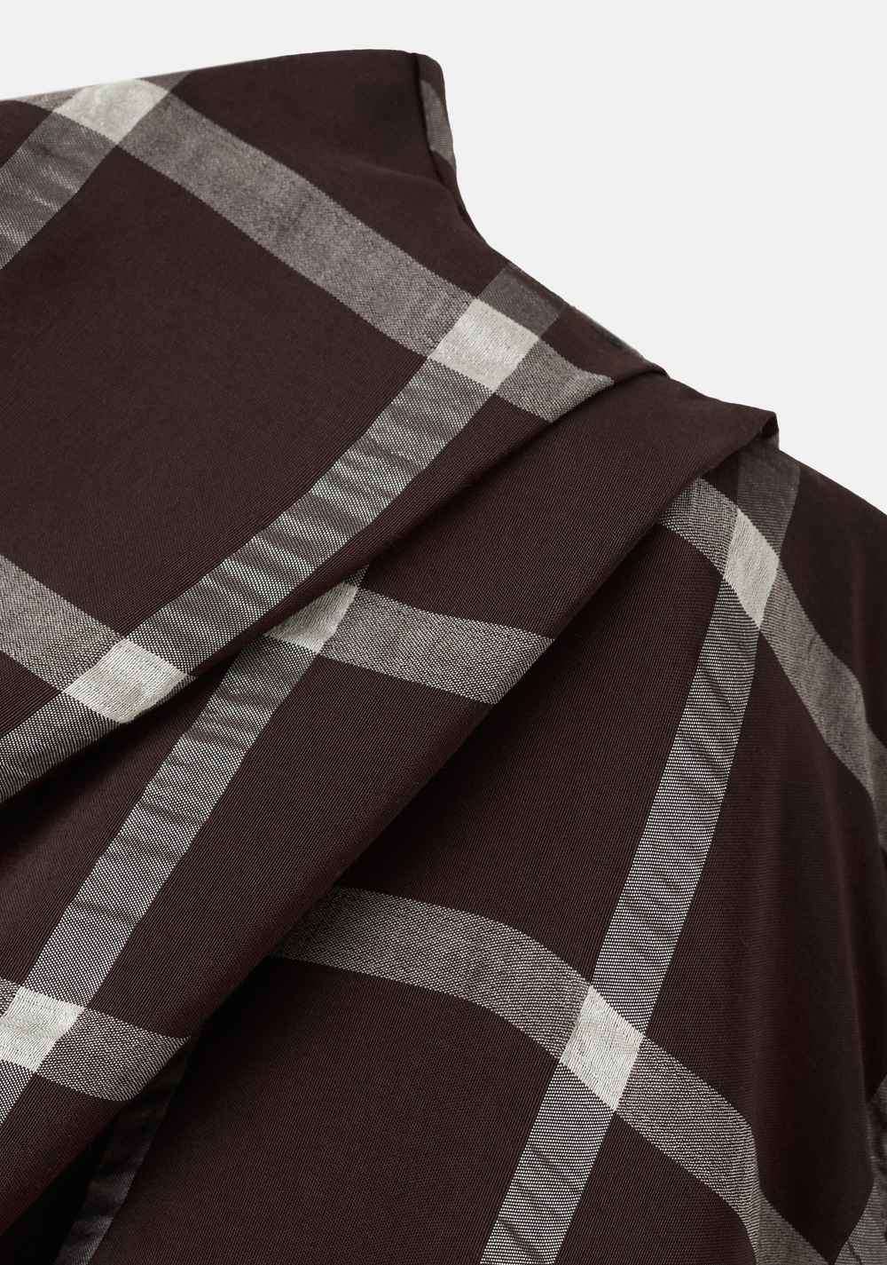 Top Entallado Cuello Drapeado Mango 7