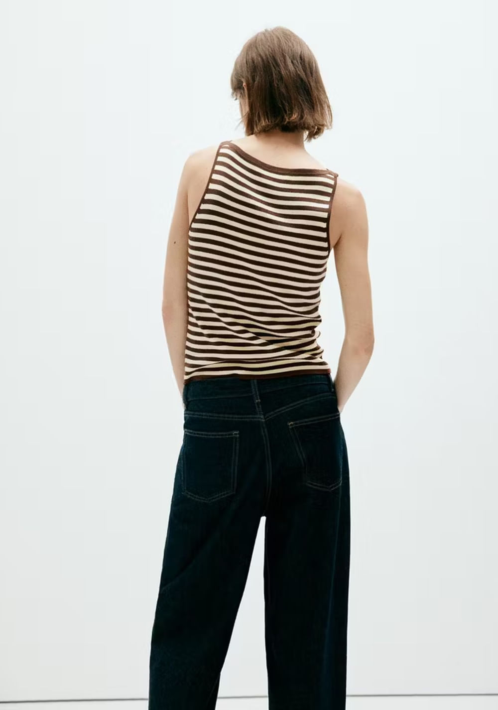 Top Punto Fino Cuello Barco Mango 3