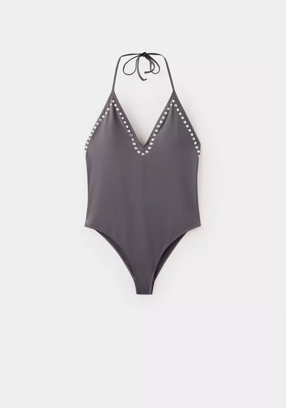 Traje de Baño Halter Tachuelas Mango 7