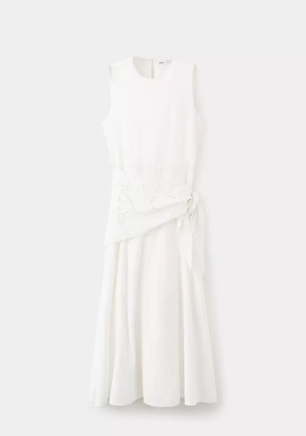 Vestido Evasé Pañuelo Mango 8