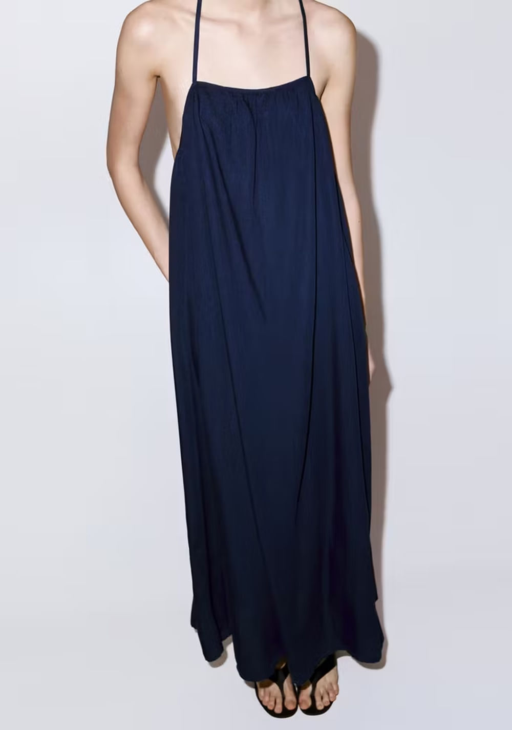 Vestido Lyocell Espalda Abierta Mango 2