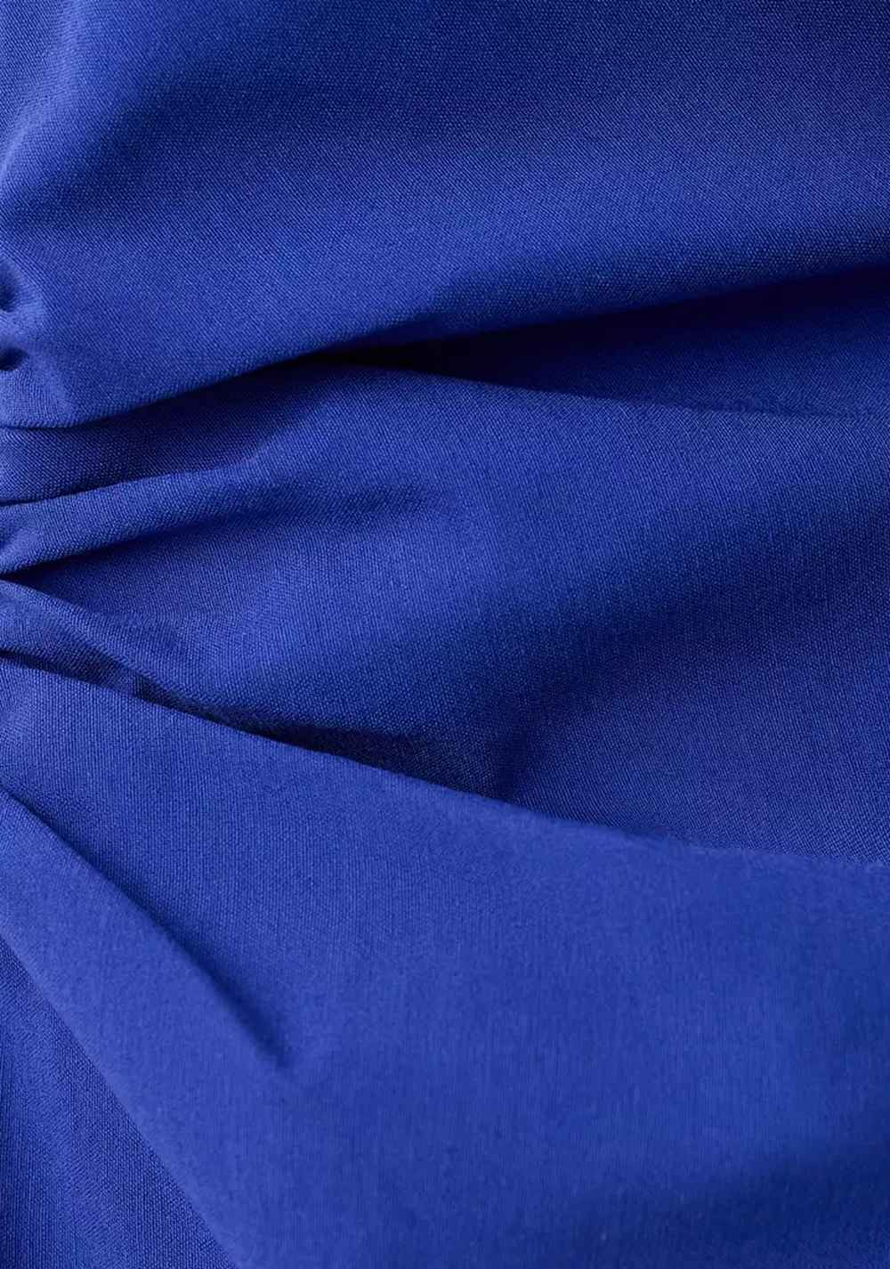 Vestido Palabra de Honor Detalle Asimétrico Volantes Mango 4