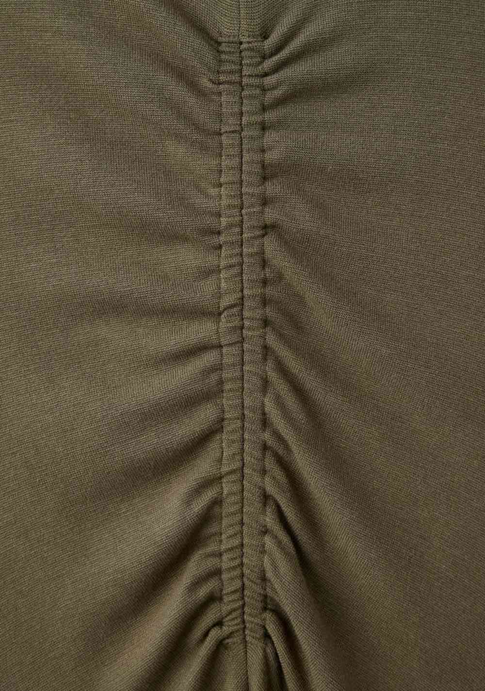 Vestido Punto Fino Frunces Mango 5
