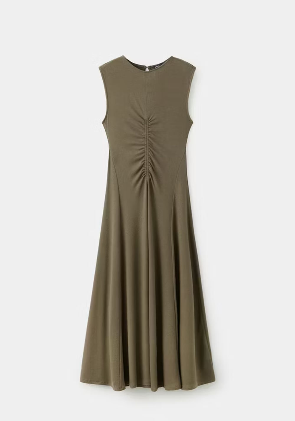 Vestido Punto Fino Frunces Mango 7