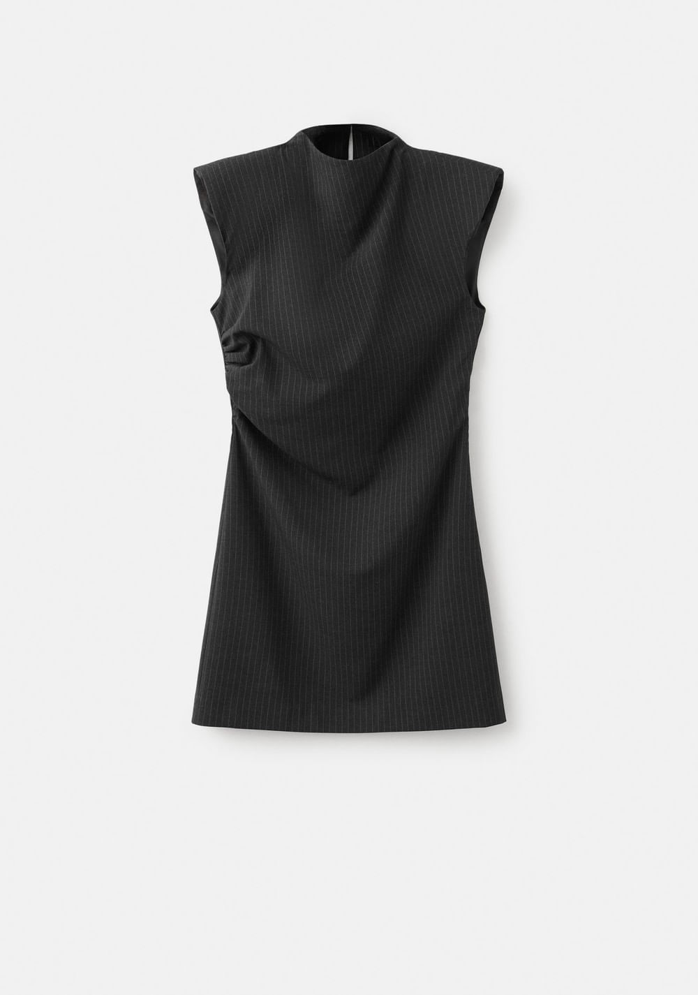 Vestido Raya Diplomática Cut Out Mango 8