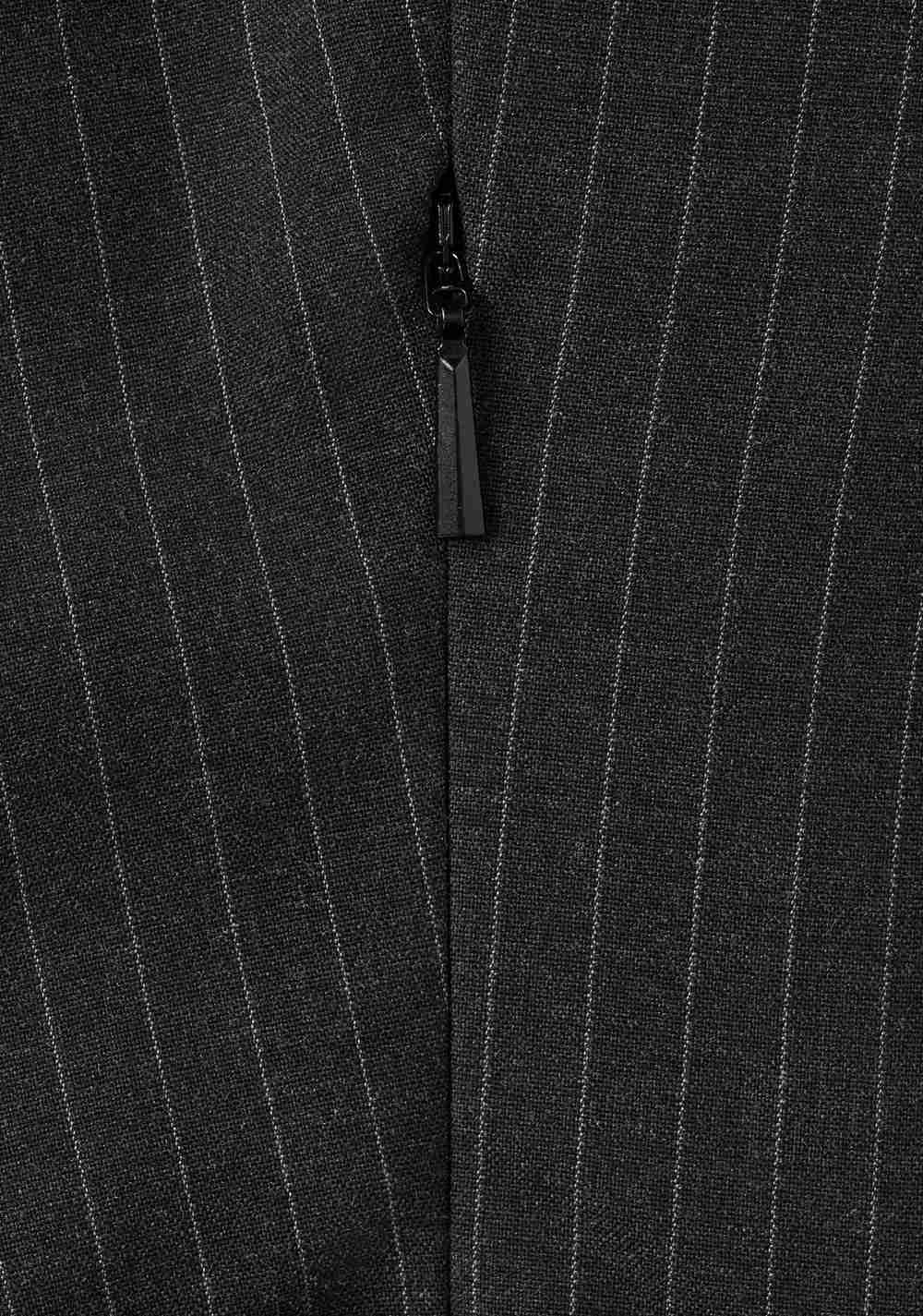 Vestido Raya Diplomática Cut Out Mango 4