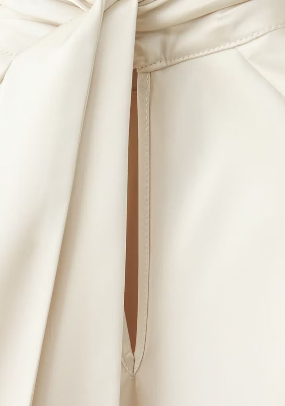 Vestido Satinado Lazada Mango 7