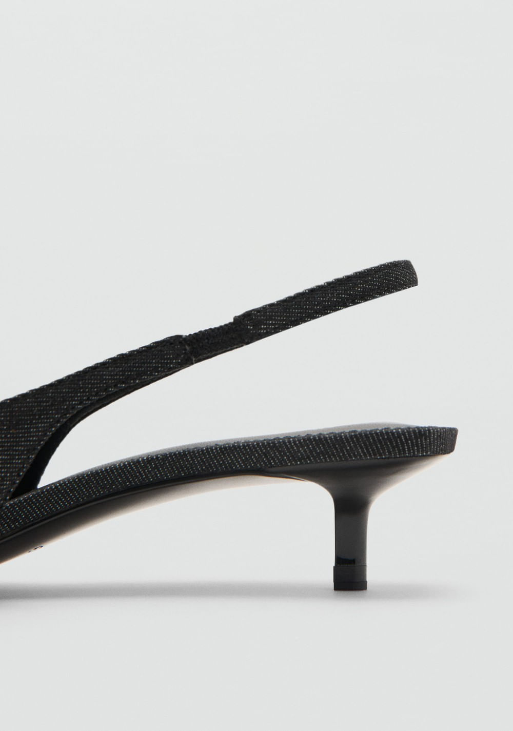 Zapatos Denim Destalonado Hebilla Mango 3