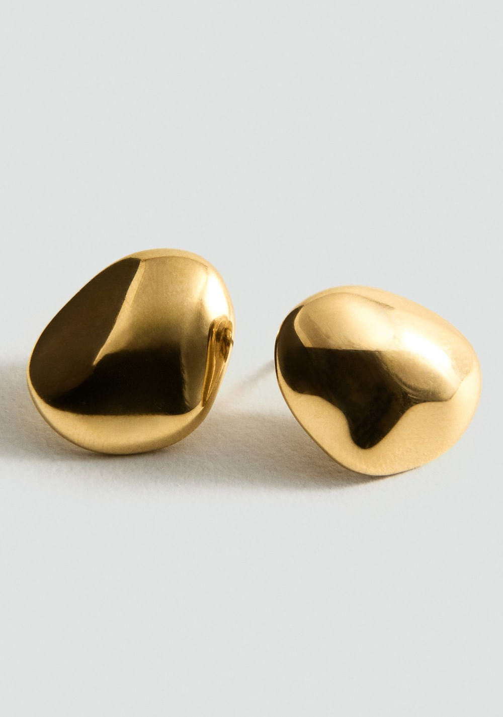 Zarcillos Redondos Relieve Acero Inoxidable Mango 3