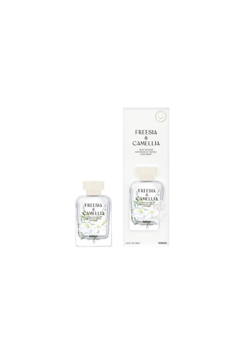 Ambientador Mikado de Fresia Camelia Pinturas Florales Miniso