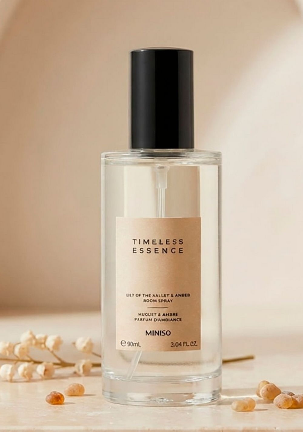 Ambientador en Spray Lirio & Ambar 90 Ml Miniso Unisex - Vista 3