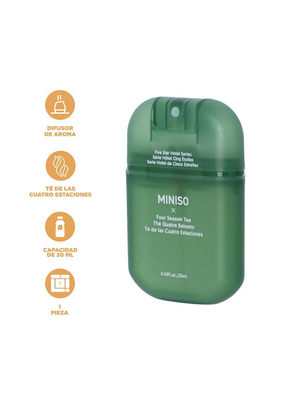 Aromatizante en Spray Fragancia Tés Cuatro Estaciones Miniso Unisex - Vista 3