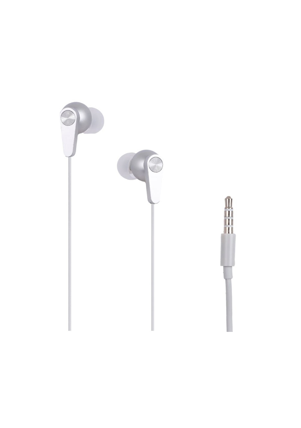 Audífonos de Cable Plateados 120 Cm Manos Libres Miniso