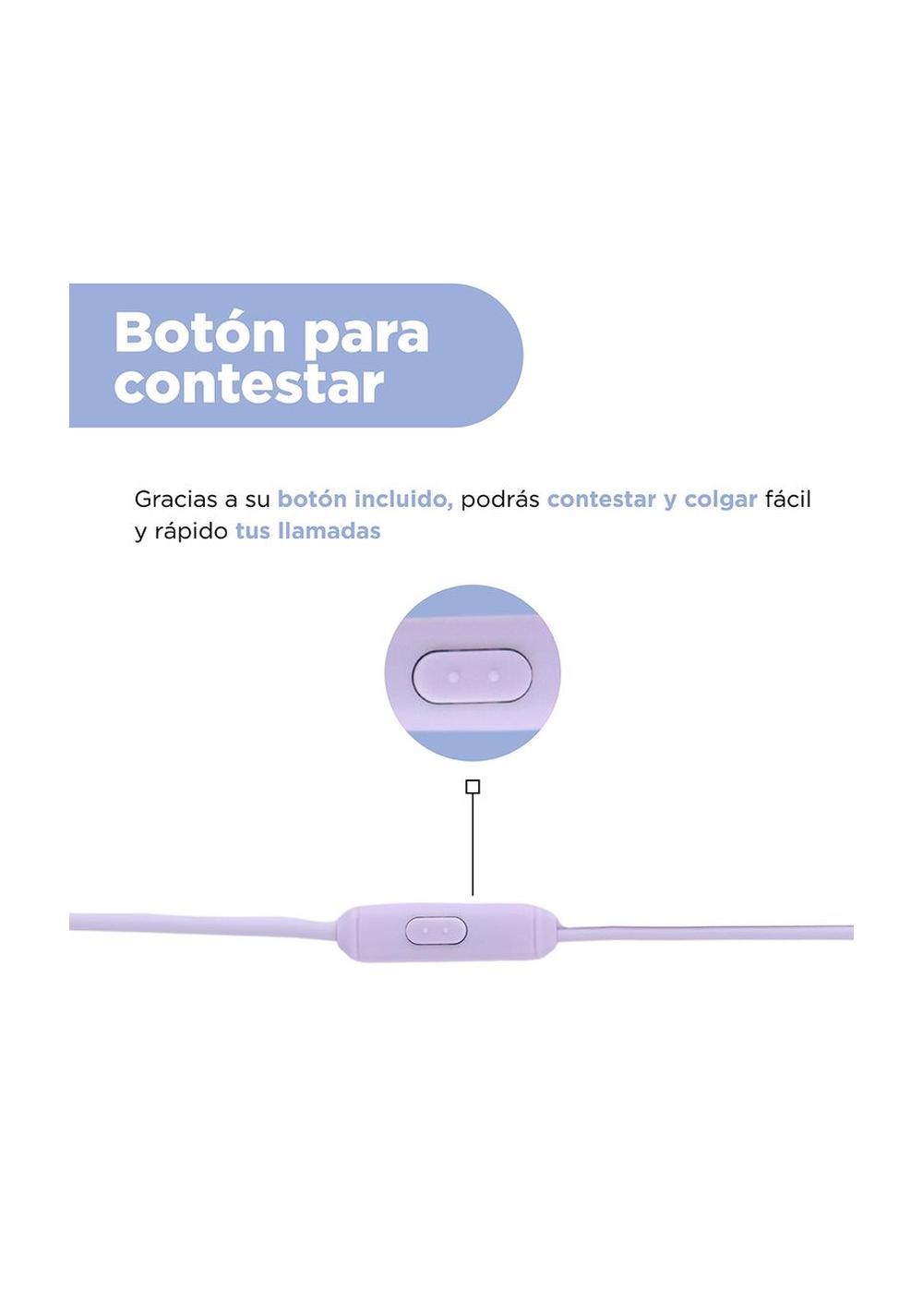 Audífonos con Plug de 3.5 Mm Kuromi Miniso Unisex - Vista 5