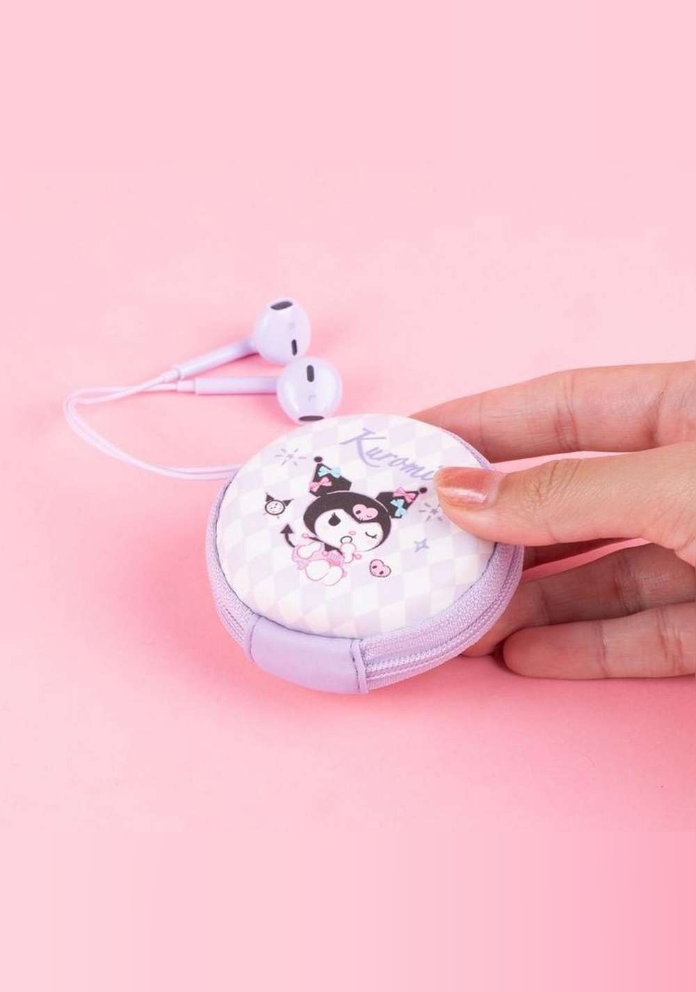 Audífonos con Plug de 3.5 Mm Kuromi Miniso Unisex - Vista 7