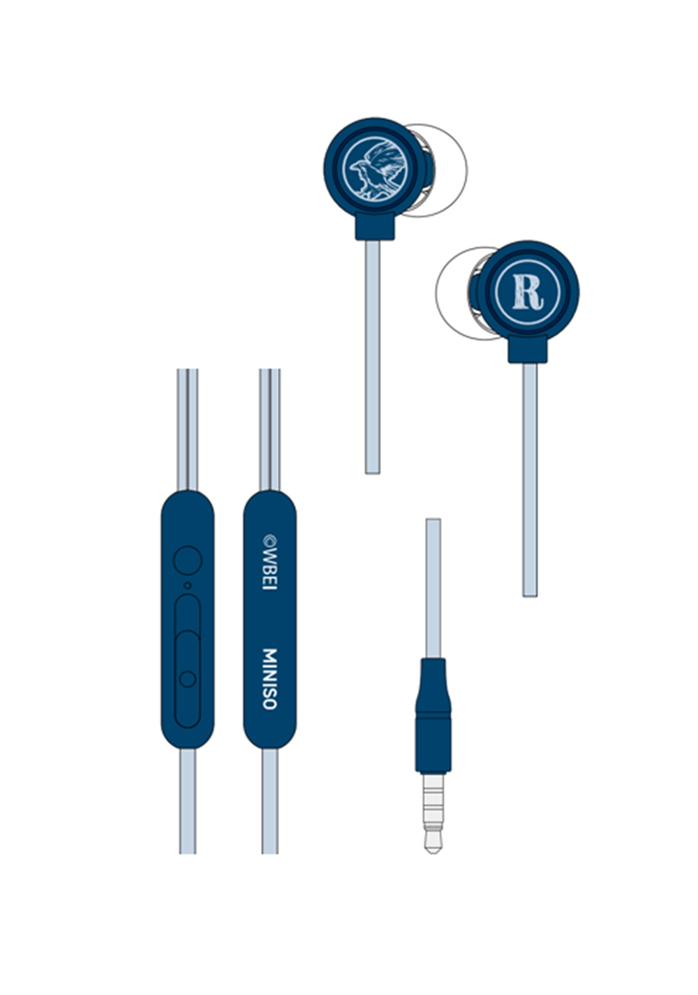 Audífonos Ravenclaw Harry Potter Miniso