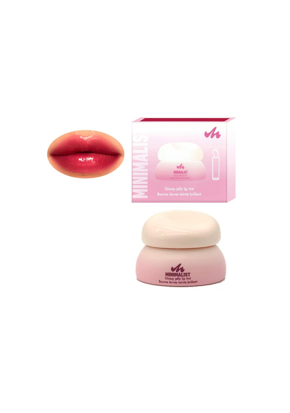 Bálsamo Labial Emoliente con Color Minimalista 02 Miniso