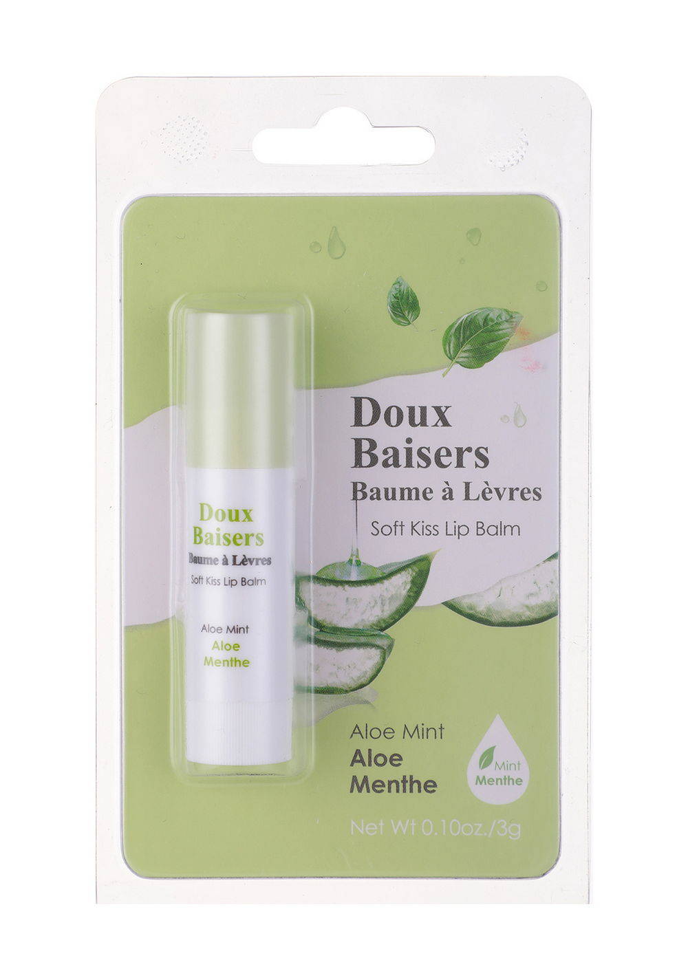 Bálsamo Labial Soft Kiss (aloe Menta) Miniso