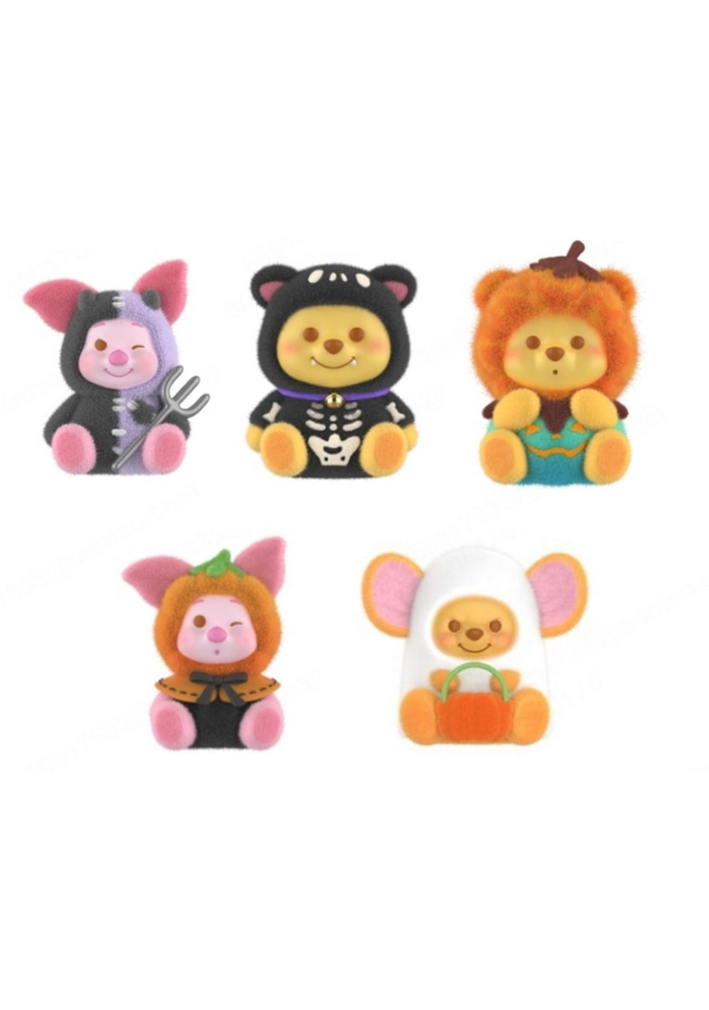 Blind Box Adorno Esponjoso Calabaza Colección Winnie The Pooh de Disney Miniso