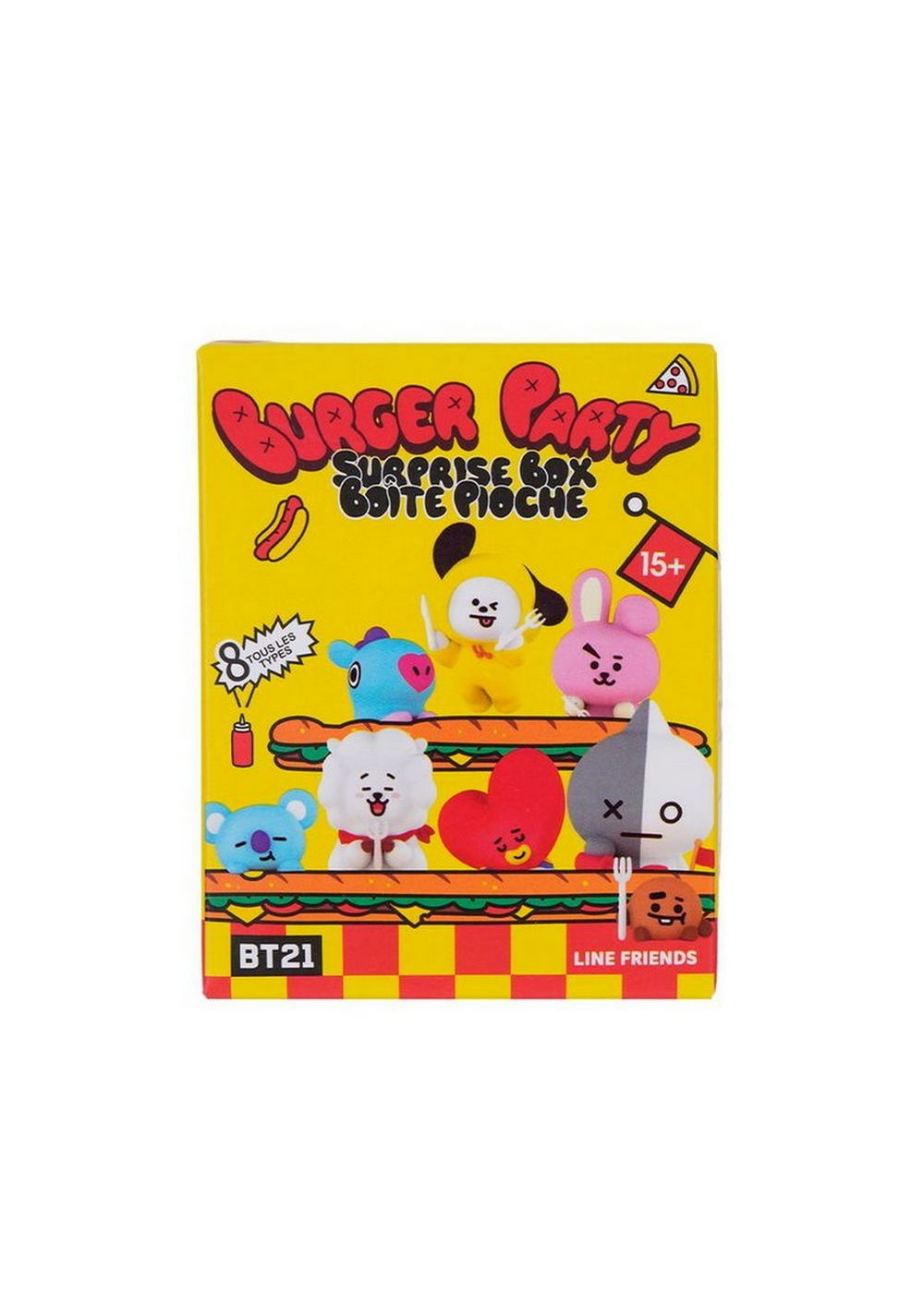 Blind Box Colección Burger Party Bt21 Miniso
