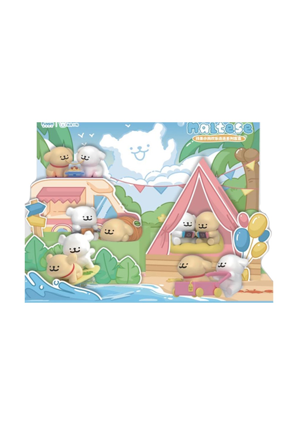 Blind Box Colección Maltese Enjoy The Moments Miniso