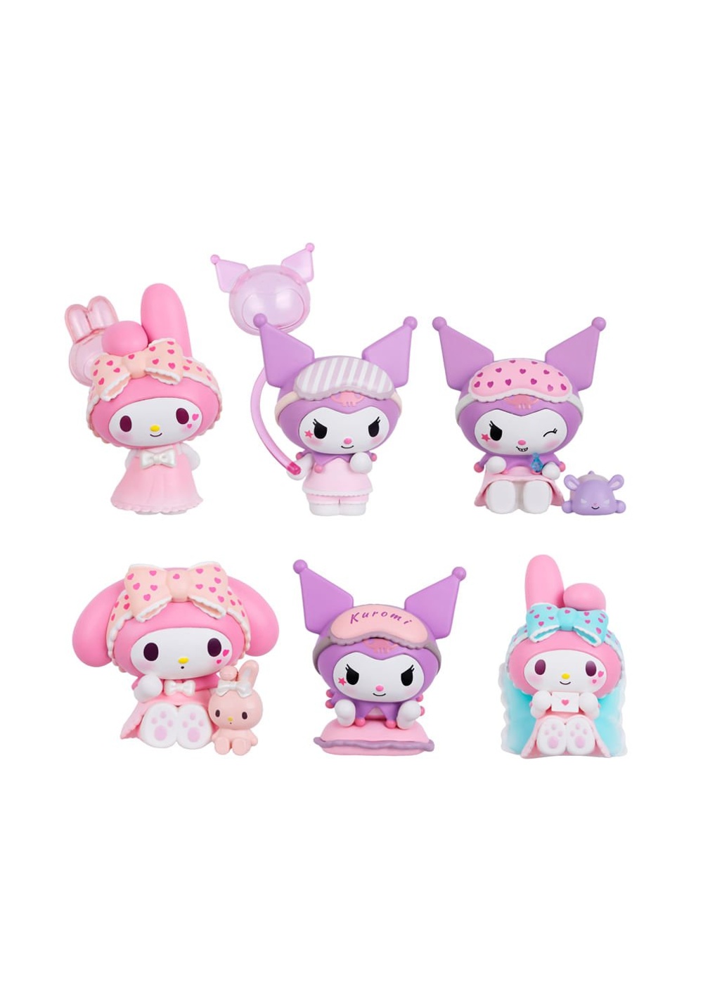 Blind Box Colección My Melody Kuromi Heart Sanrio Miniso
