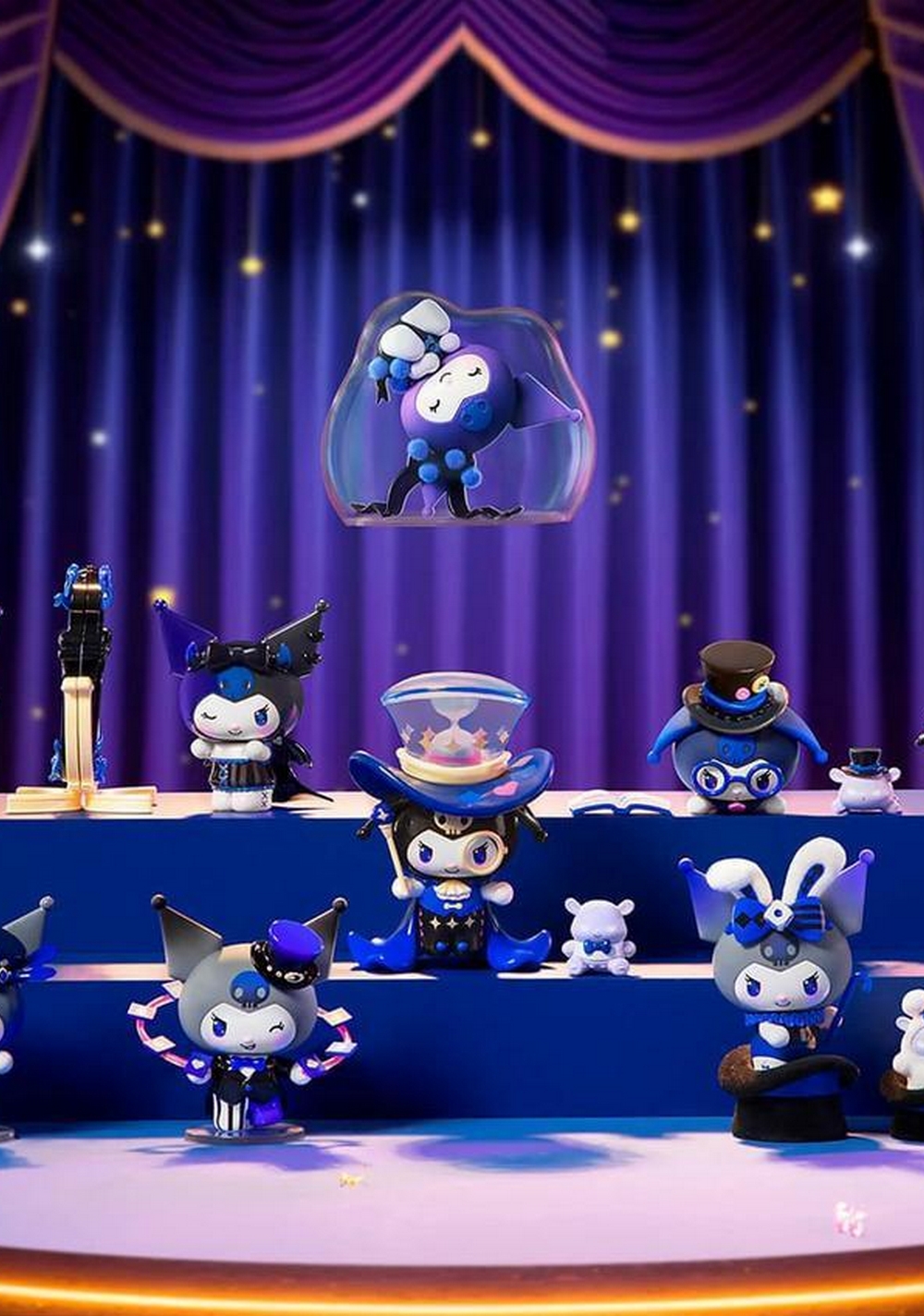 Blind Box Magic Kuromi Sanrio Miniso Unisex - Vista 3