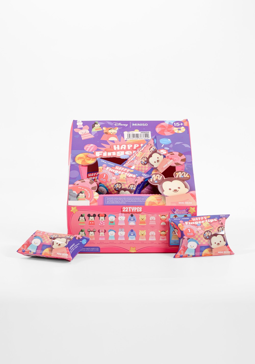 Blind Box de Mini Frijoles Happy Fingertips Disney Miniso