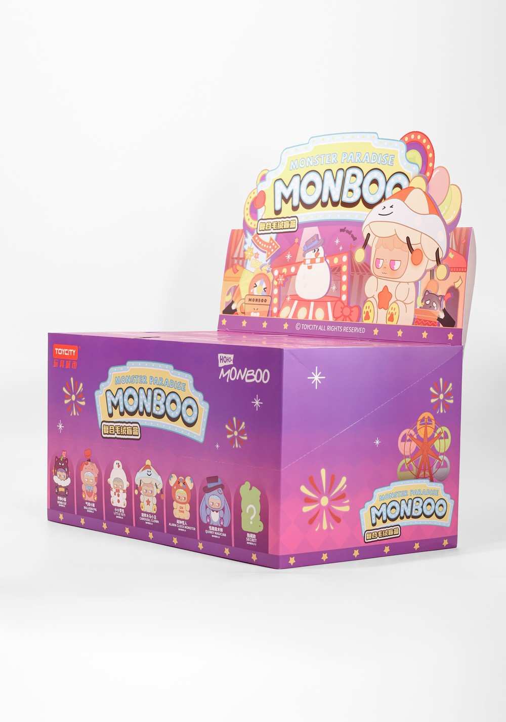 Blind Box de Peluche Monboo Monster Paradise Miniso