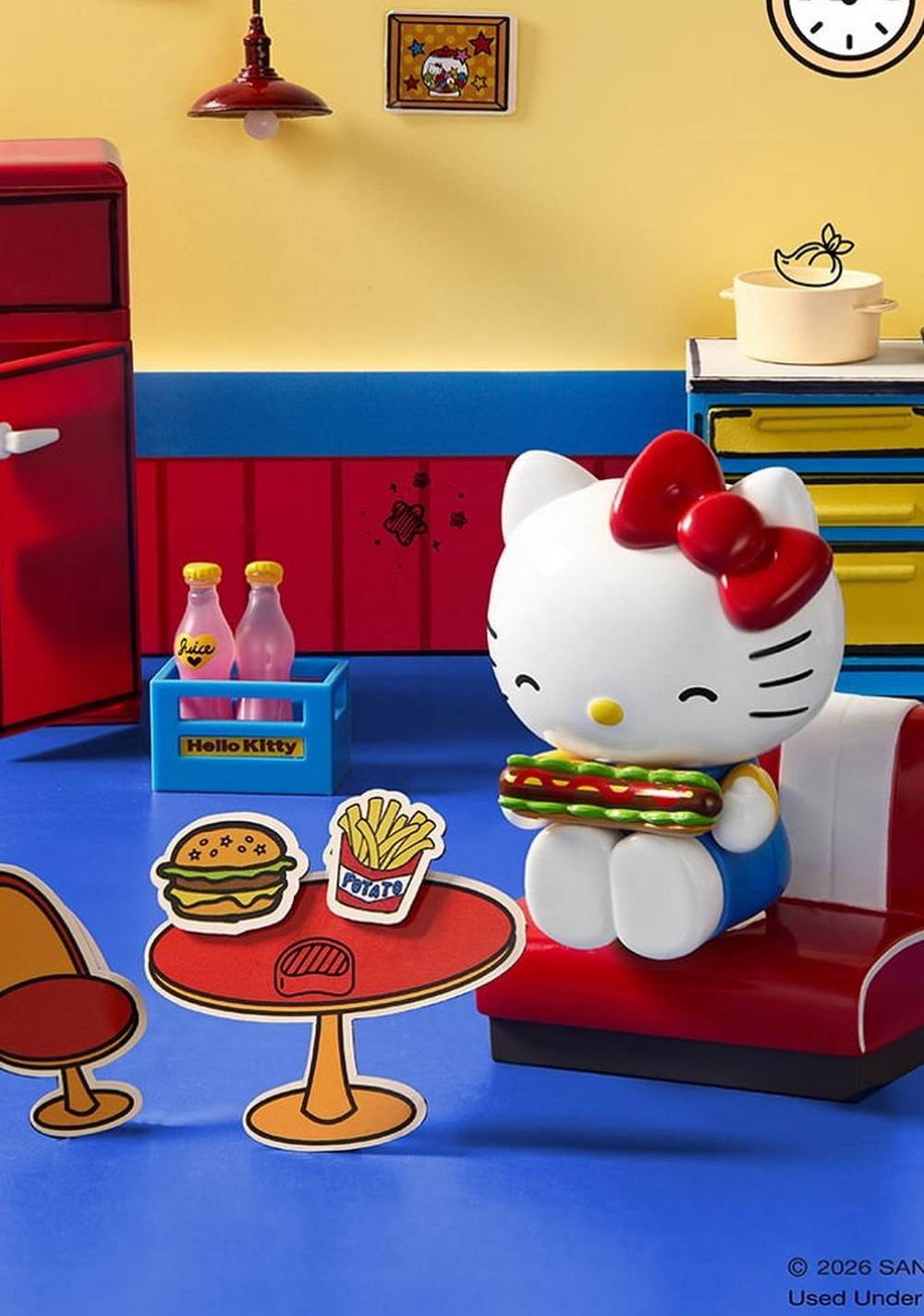 Blind Box Retro Diner Colección Hello Kitty Sanrio Miniso Unisex - Vista 4