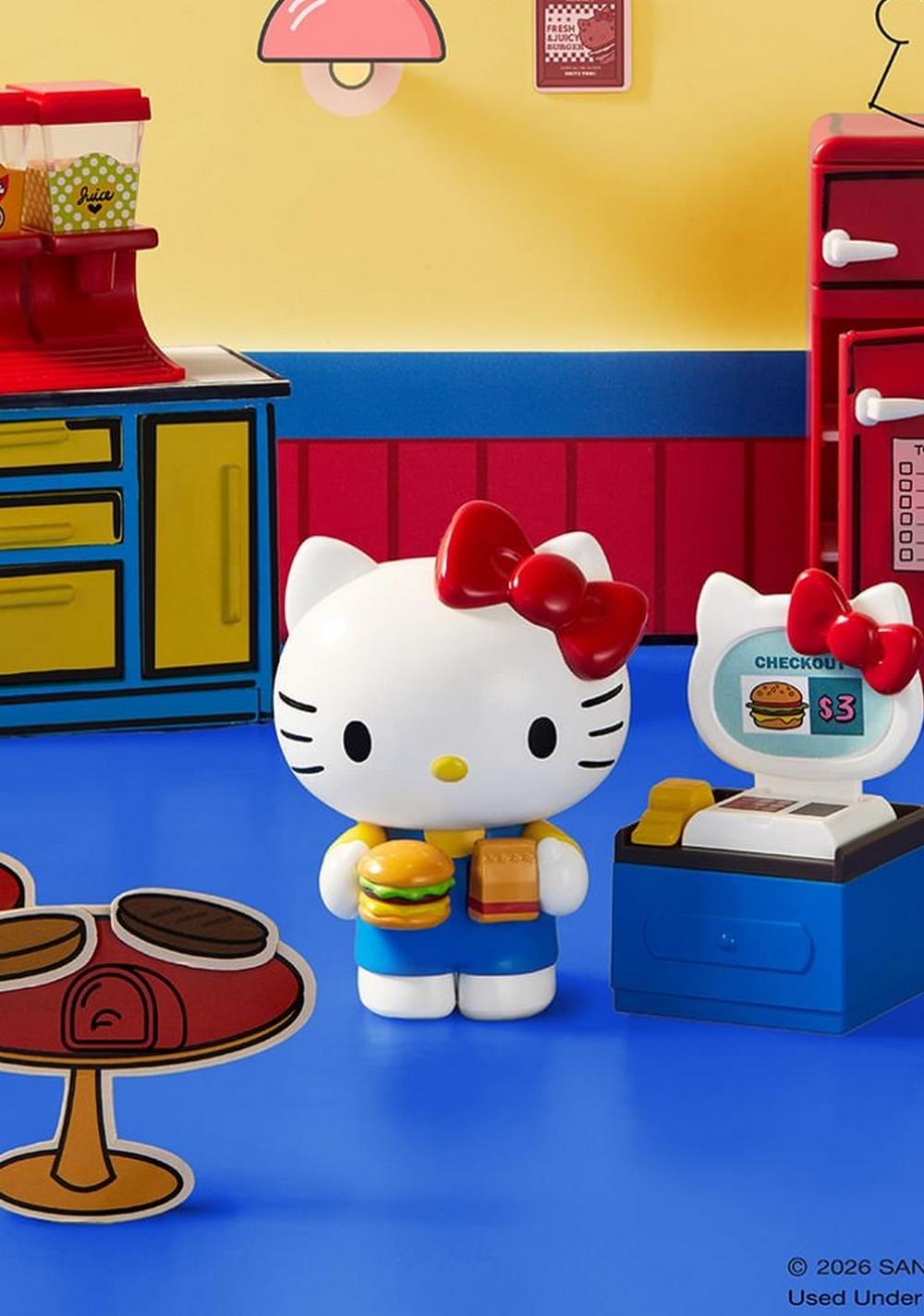 Blind Box Retro Diner Colección Hello Kitty Sanrio Miniso Unisex - Vista 5